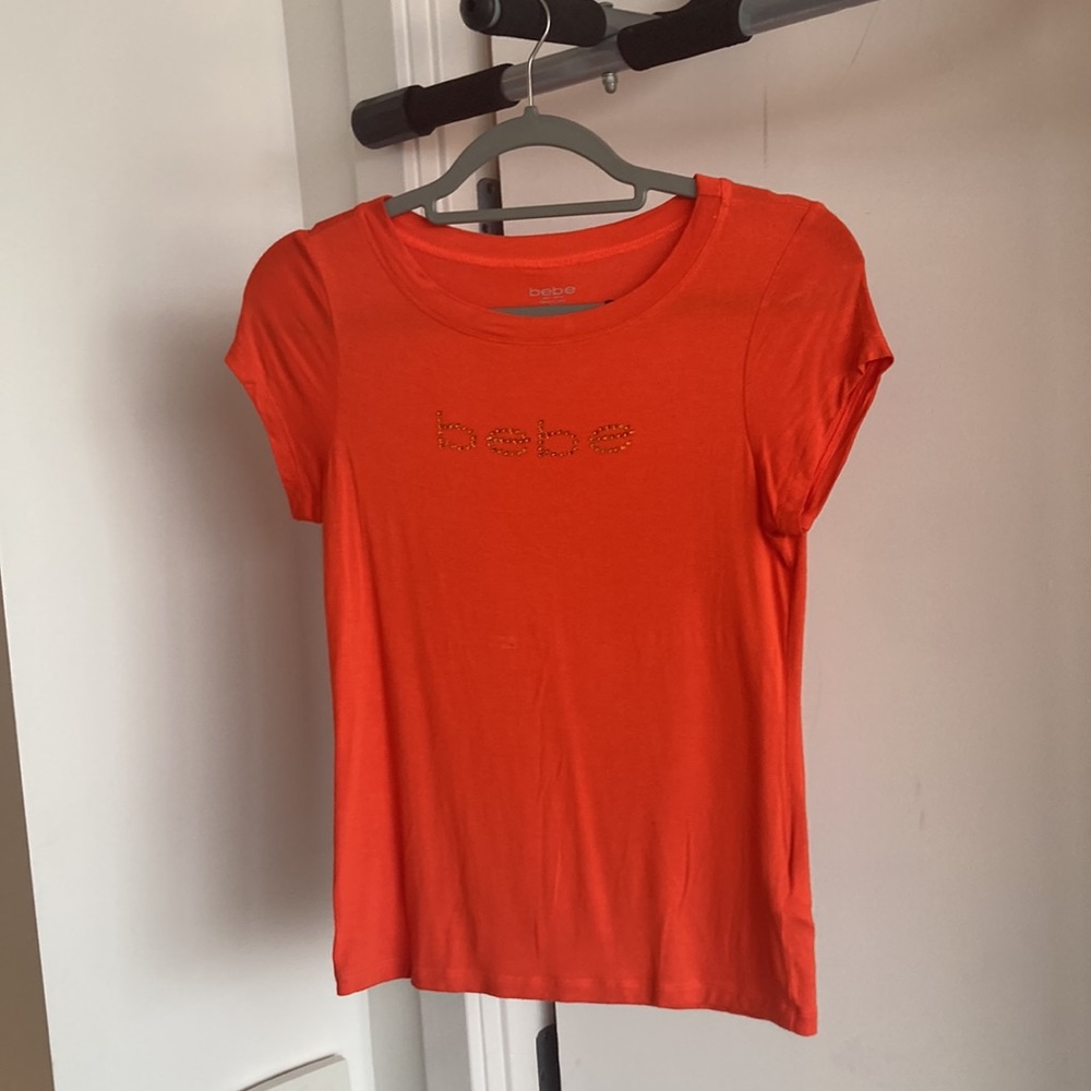 Orange bebe shirt